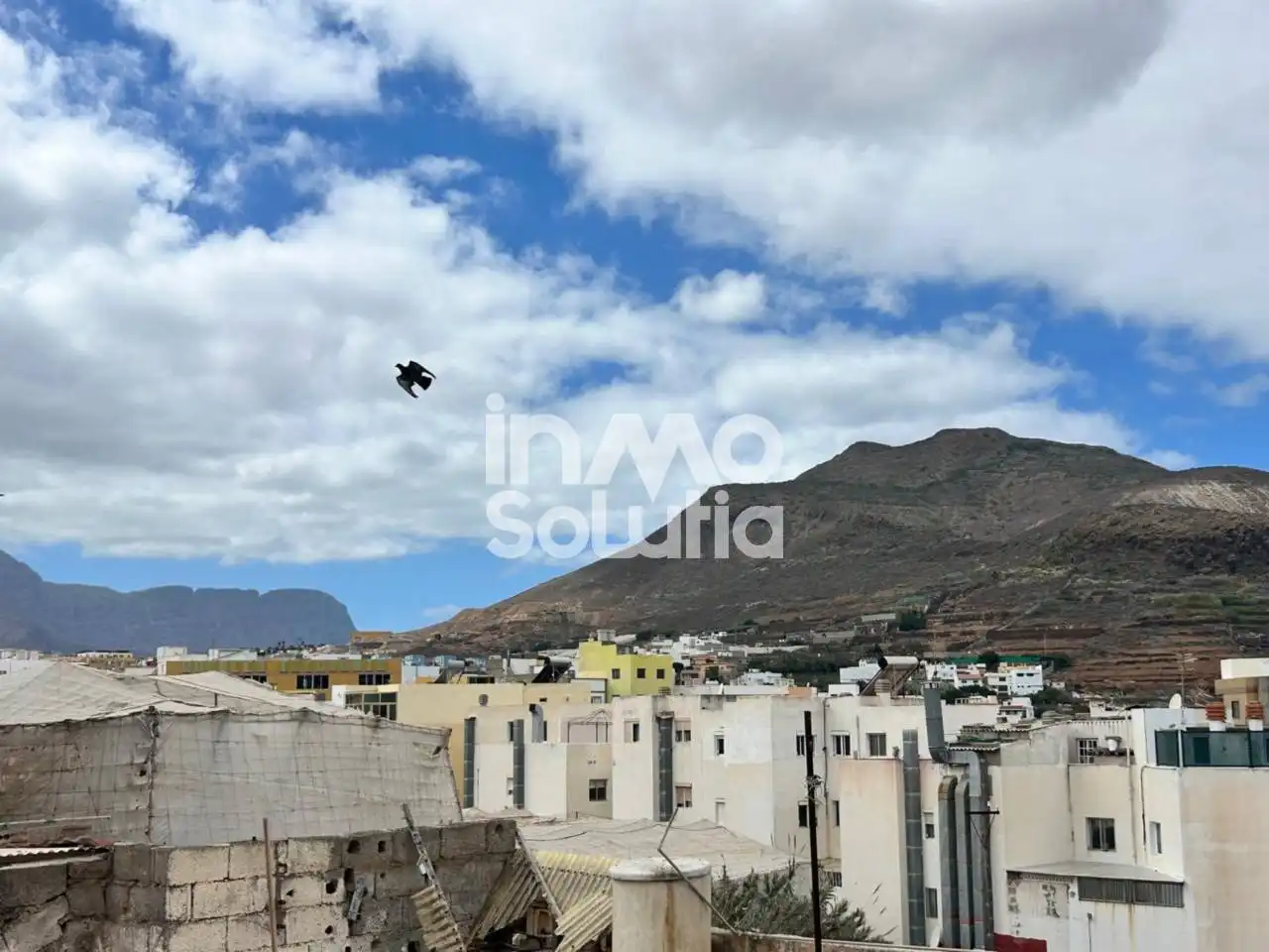 Vista exterior de Casa adosada en venta en Gáldar con Terraza