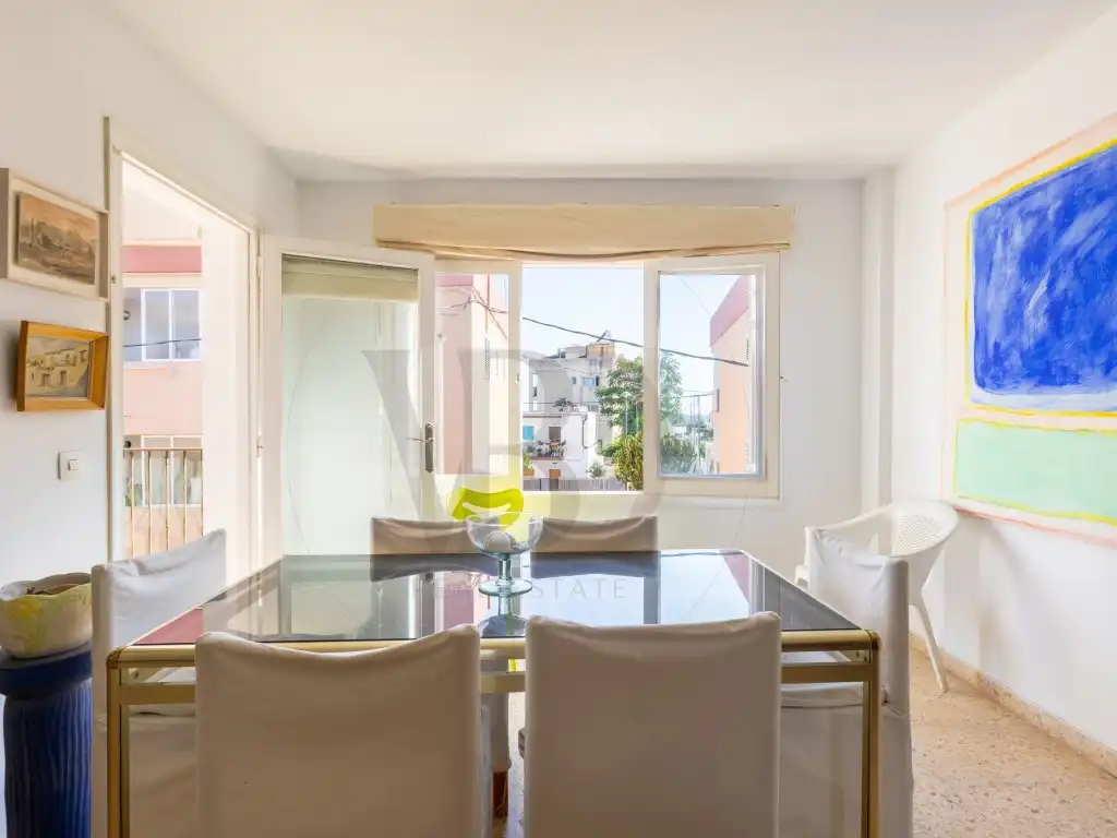 Esszimmer von Dachboden zum Verkauf in Eivissa mit Terrasse