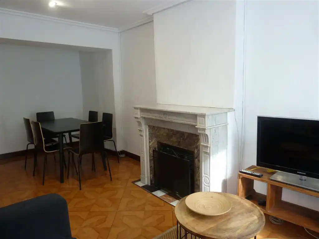 Sala de estar de Piso de alquiler en  Pamplona / Iruña con Amueblado, Lavadora y Microondas