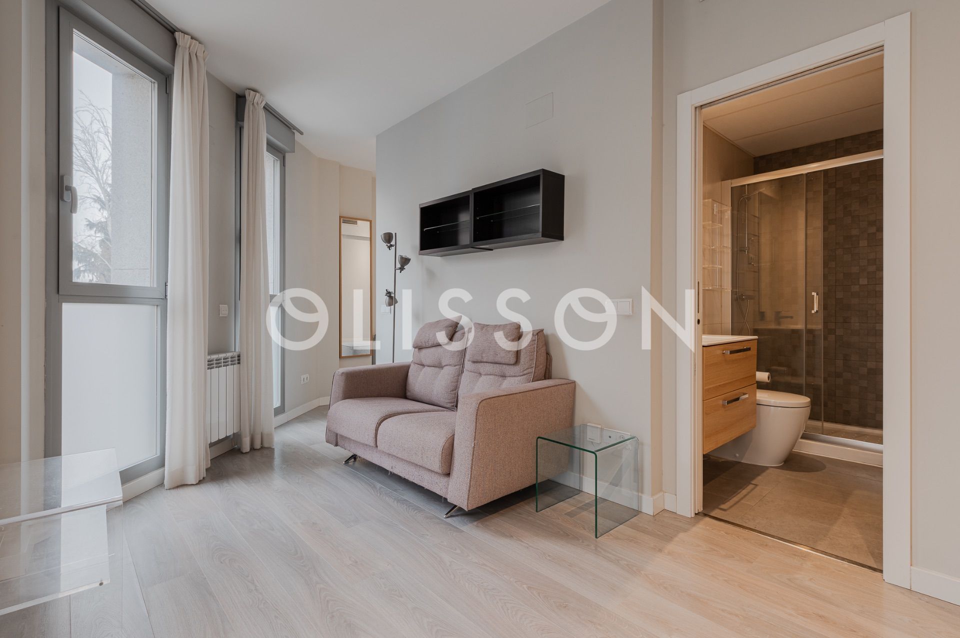 Bedroom of Flat for sale in  Madrid Capital  with Heating