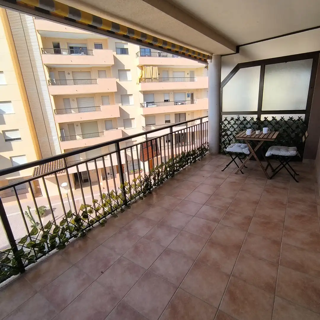 Terrassa de Apartament en venda en Peñíscola / Peníscola amb Terrassa i Moblat