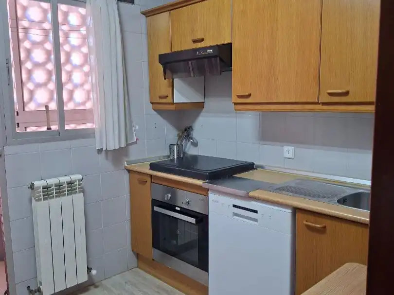Cocina de Piso de alquiler en Móstoles con Calefacción, Parquet y Terraza