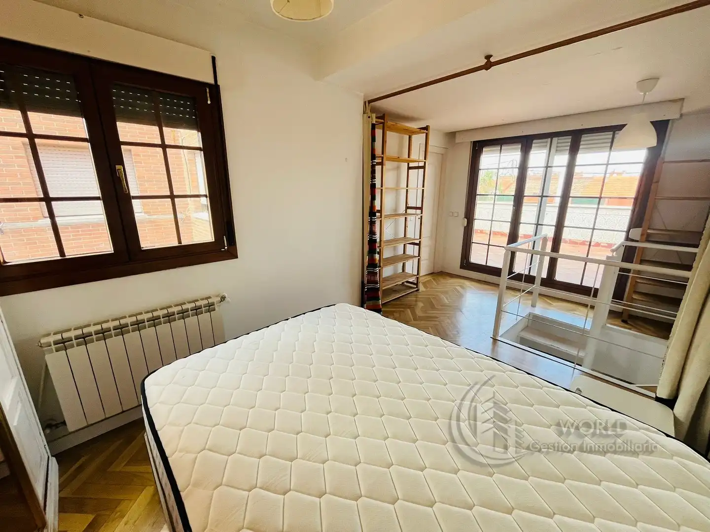Bedroom of Attic for rent in Madrid  with Air Conditioner, Heating and Terrace