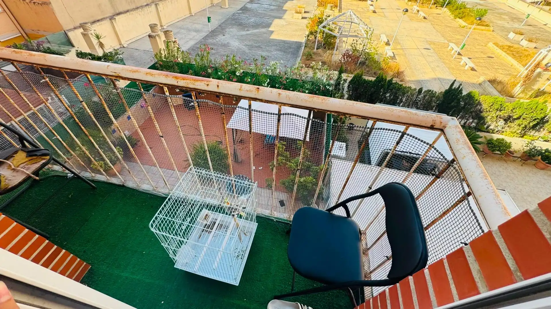 Terraza de Piso de alquiler en Valencia con Aire acondicionado, Calefacción y Jardín privado