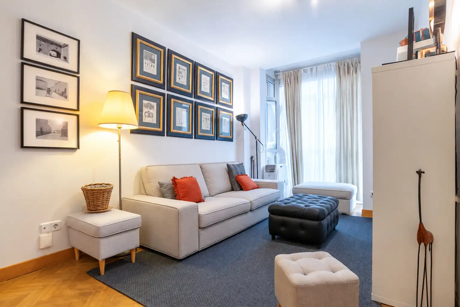 Sala d'estar de Apartament en venda en Barrio de Salamanca
