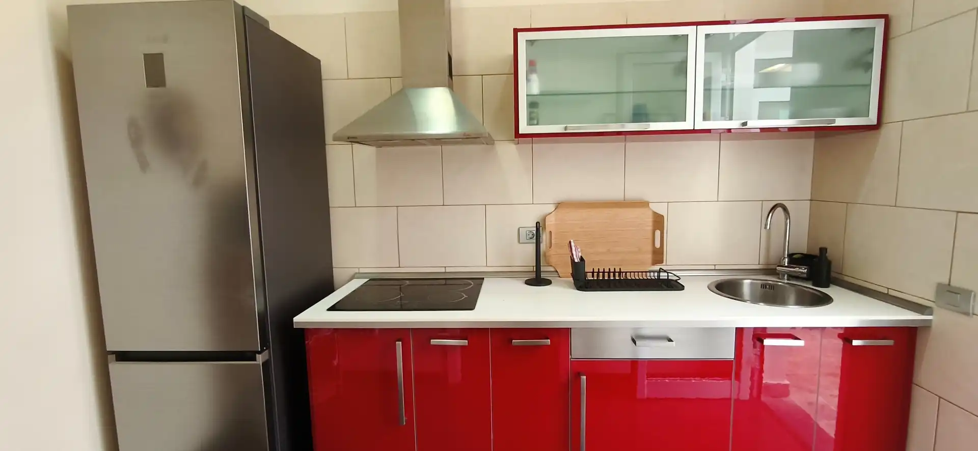Cuina de Pis de lloguer en Santa Cruz de Tenerife amb Aire condicionat, Jardí privat i Parquet