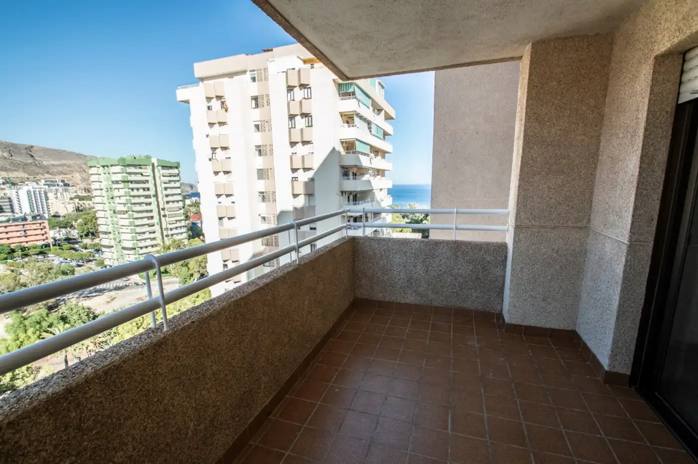Balcony of Flat for rent in Roquetas de Mar  with Terrace and Community pool