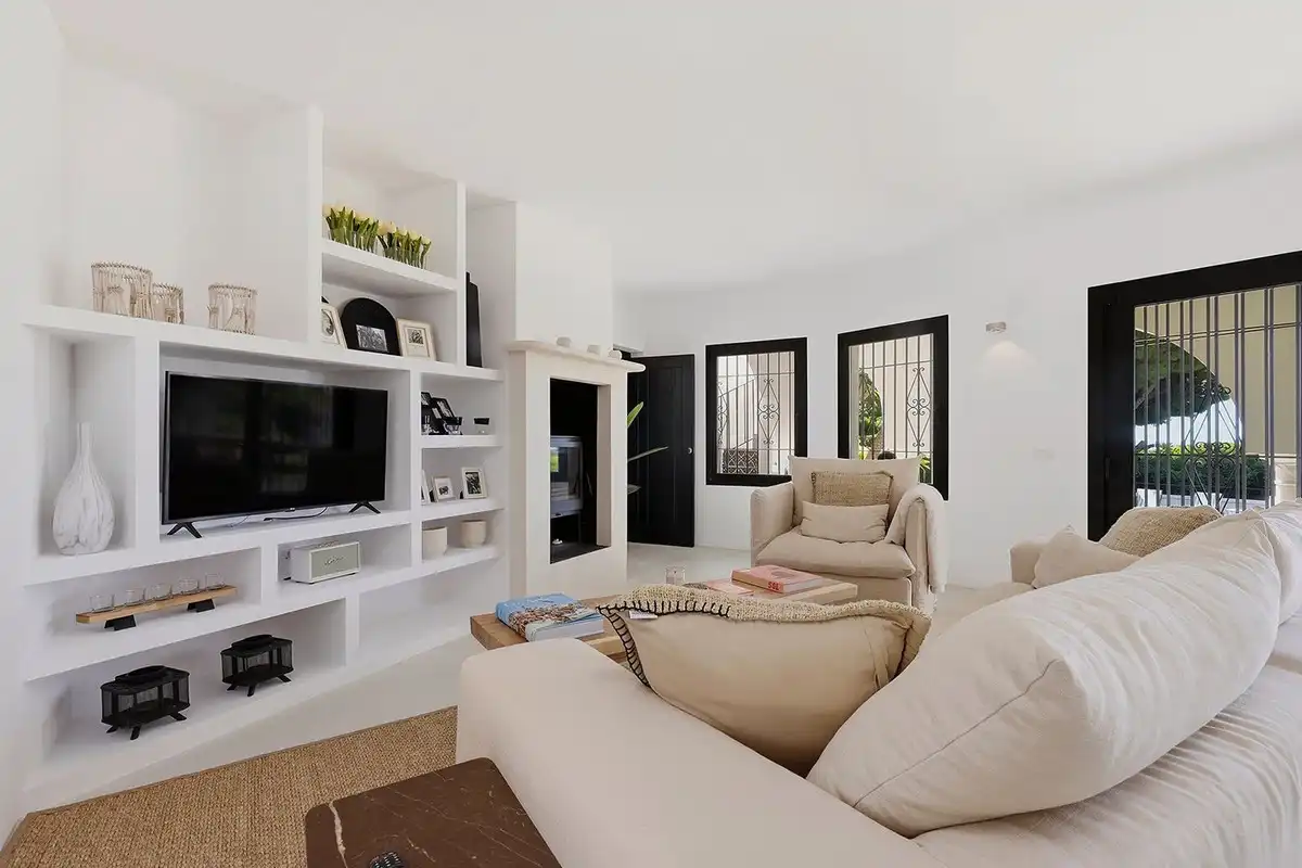 Sala d'estar de Casa o xalet en venda en Marbella Centro