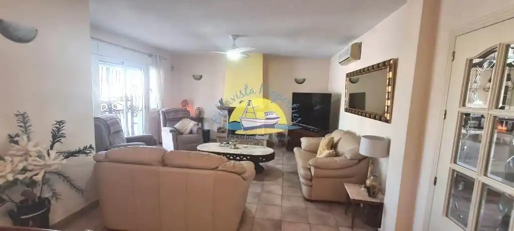 Sala de estar de Casa o chalet en venta en Mazarrón con Aire acondicionado, Calefacción y Jardín privado