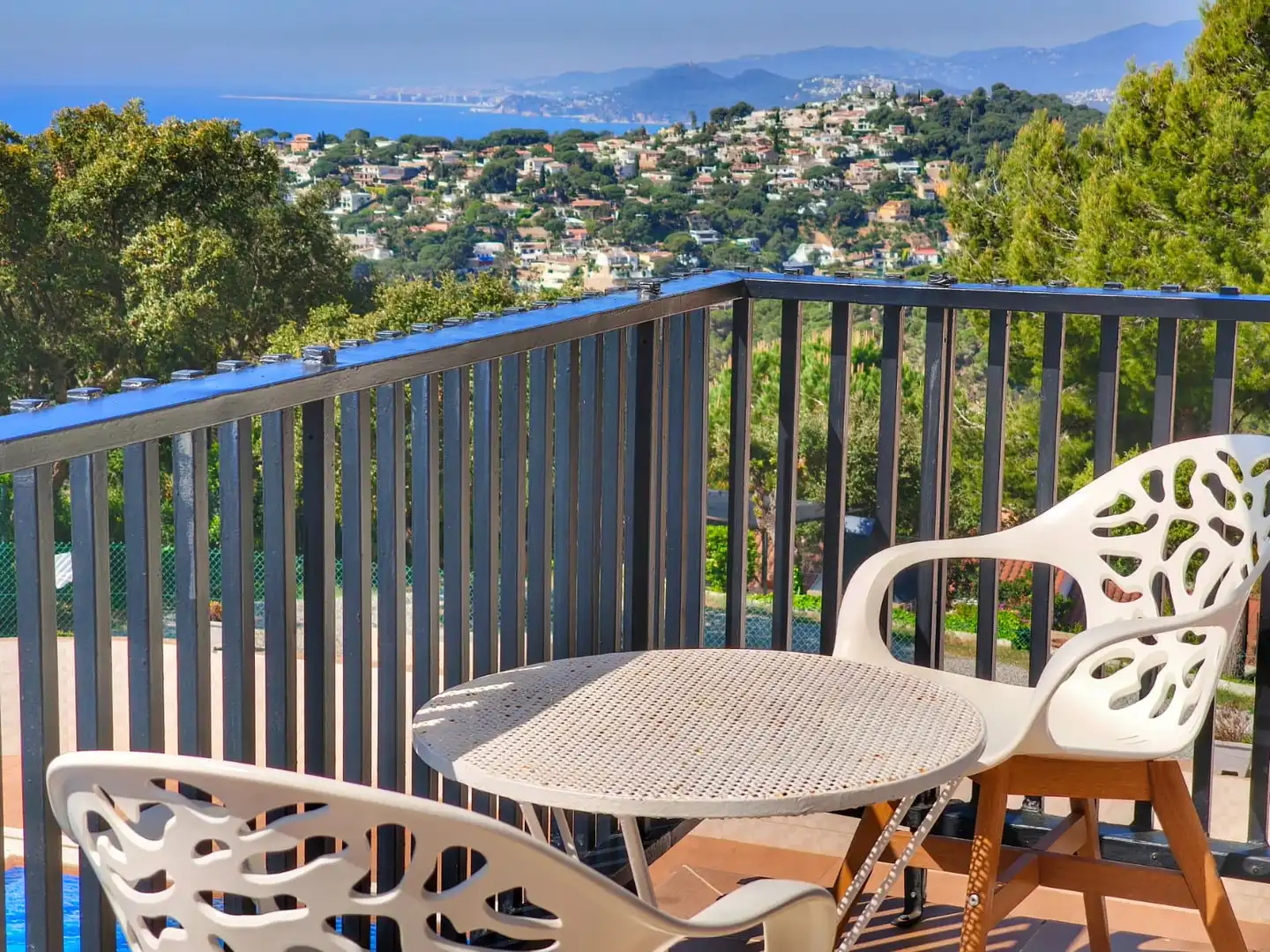 Terrasse von Wohnung zum Verkauf in Lloret de Mar mit Heizung, Privatgarten und Terrasse