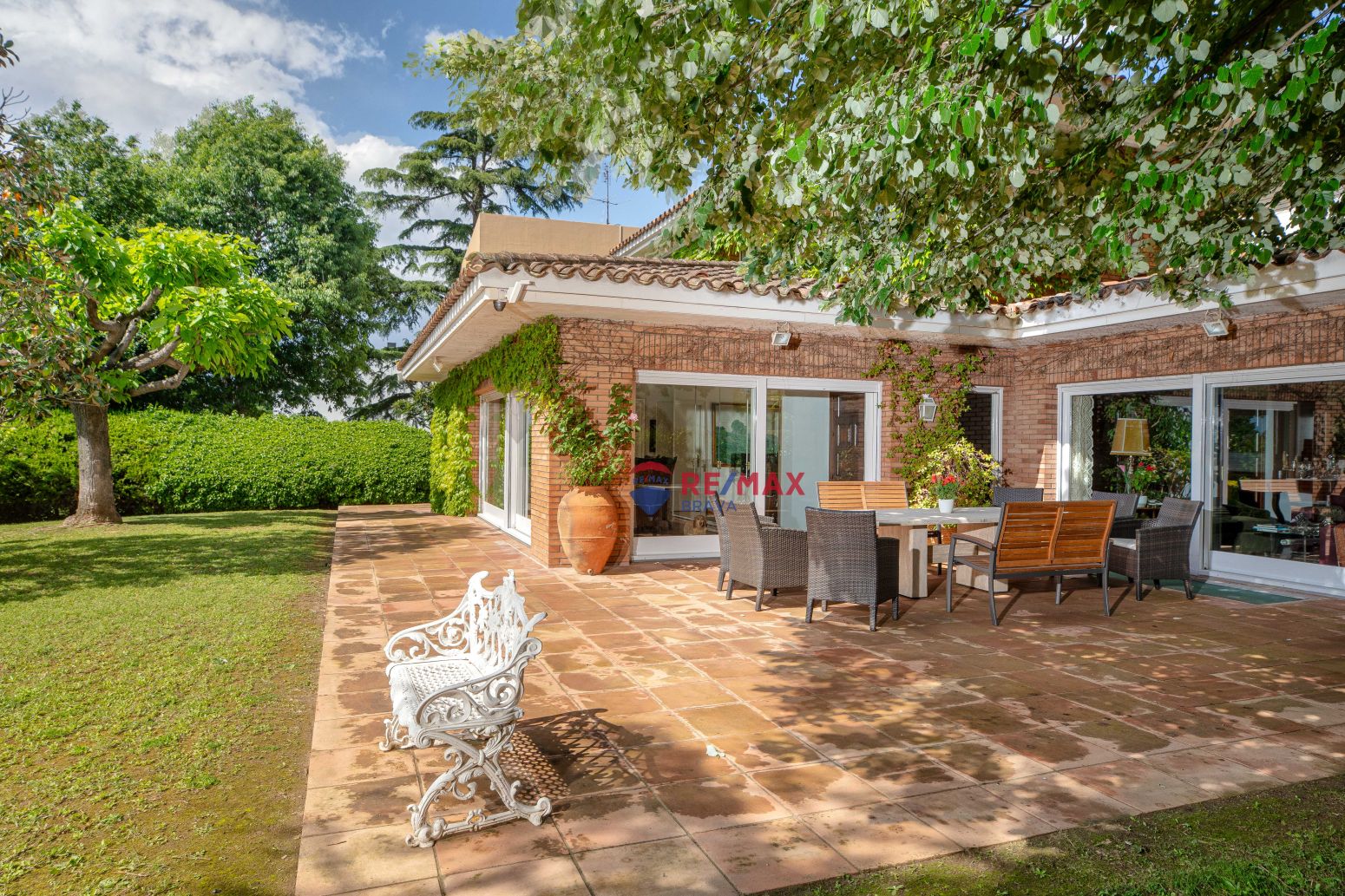 Jardín de Casa o chalet en venta en Girona Capital con Aire acondicionado, Calefacción y Jardín privado
