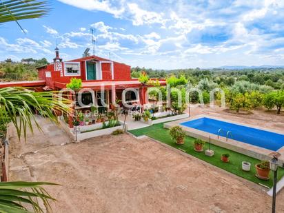 Exterior view of House or chalet for sale in Montserrat  with Terrace and Swimming Pool