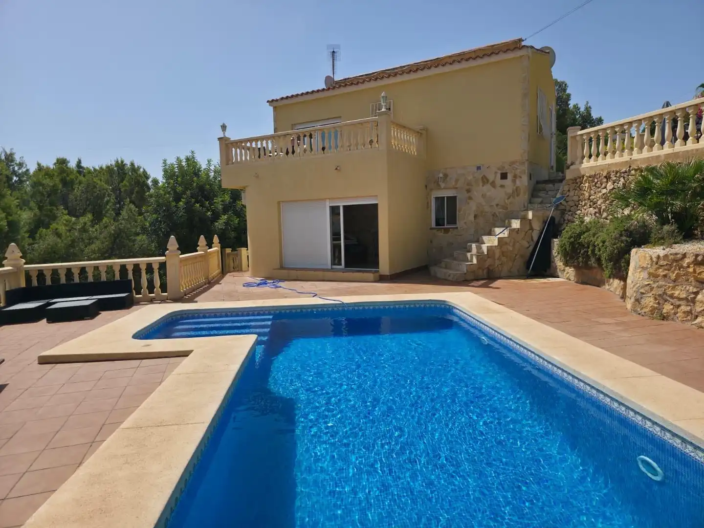 Piscina de Casa o xalet en venda en La Nucia amb Aire condicionat, Calefacció i Terrassa