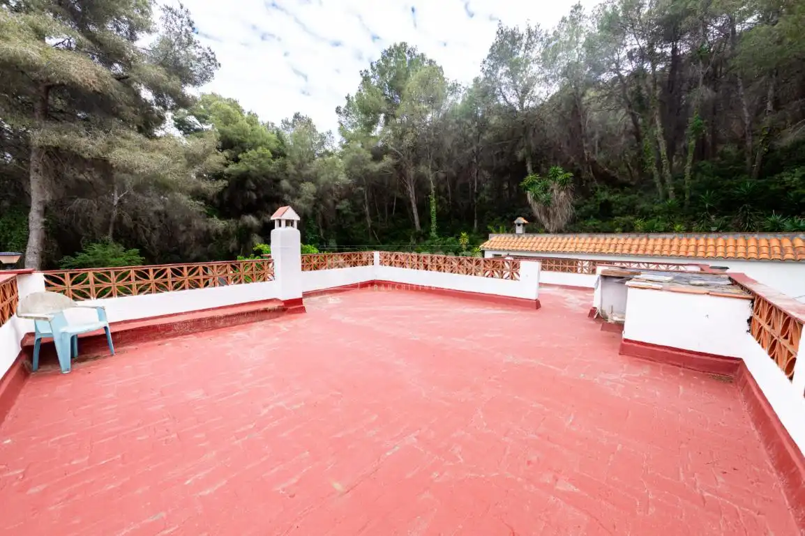 Terraza de Finca rústica en venta en Cubelles con Calefacción, Jardín privado y Terraza