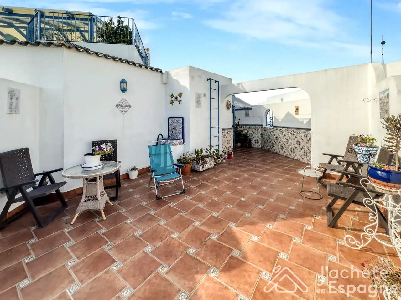 Terraza de Dúplex en venta en Peñíscola / Peníscola con Aire acondicionado, Terraza y Trastero