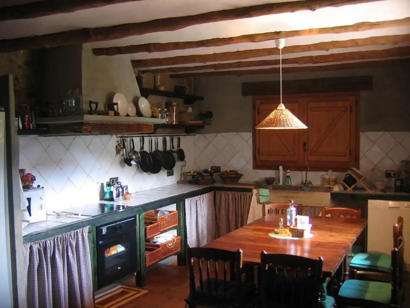 Cocina de Finca rústica en venta en Morella con Jardín privado, Terraza y Trastero