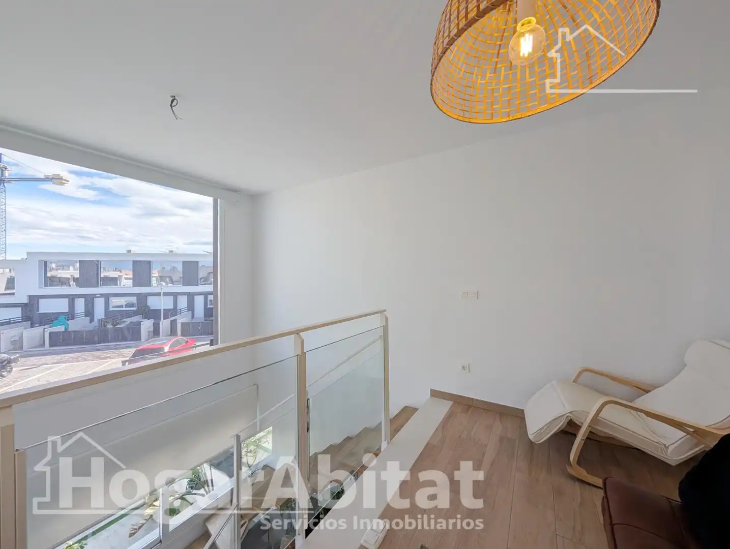 Schlafzimmer von Einfamilien-Reihenhaus zum Verkauf in Santa Pola mit Klimaanlage, Heizung und Terrasse