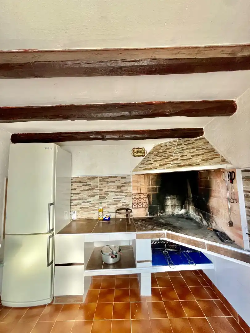 Cocina de Casa o chalet de alquiler en L'Ametlla de Mar  con Aire acondicionado, Calefacción y Jardín privado