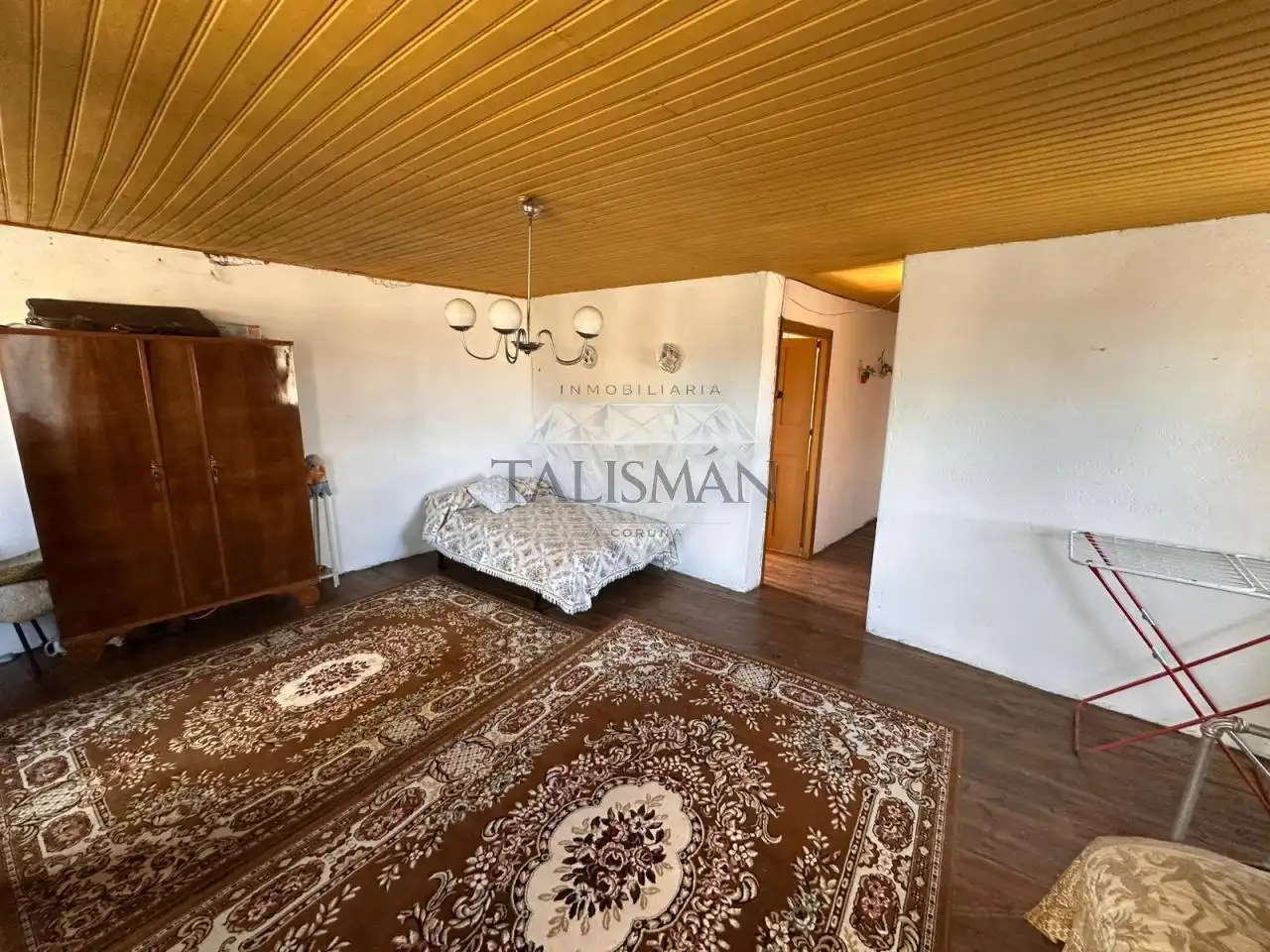 Sala de estar de Casa o chalet en venta en Agolada con Amueblado