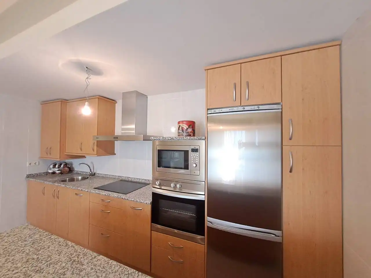 Kitchen of Flat for sale in Valdorros  with Heating, Parquet flooring and Terrace