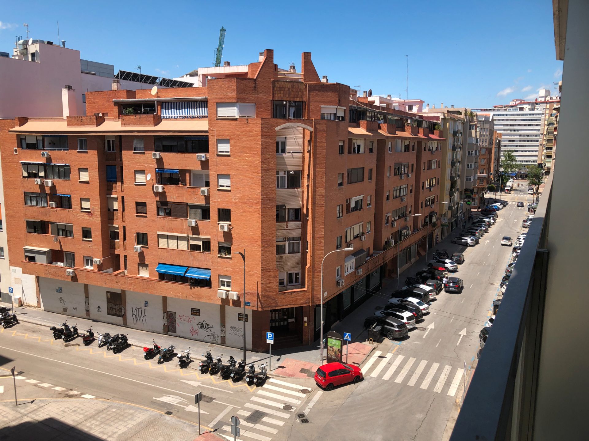 Vista exterior de Piso de alquiler en Málaga Capital con Aire acondicionado, Terraza y Amueblado