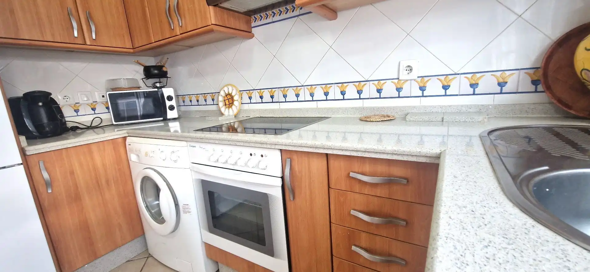 Cuina de Casa o xalet en venda en El Portil amb Aire condicionat, Calefacció i Jardí privat