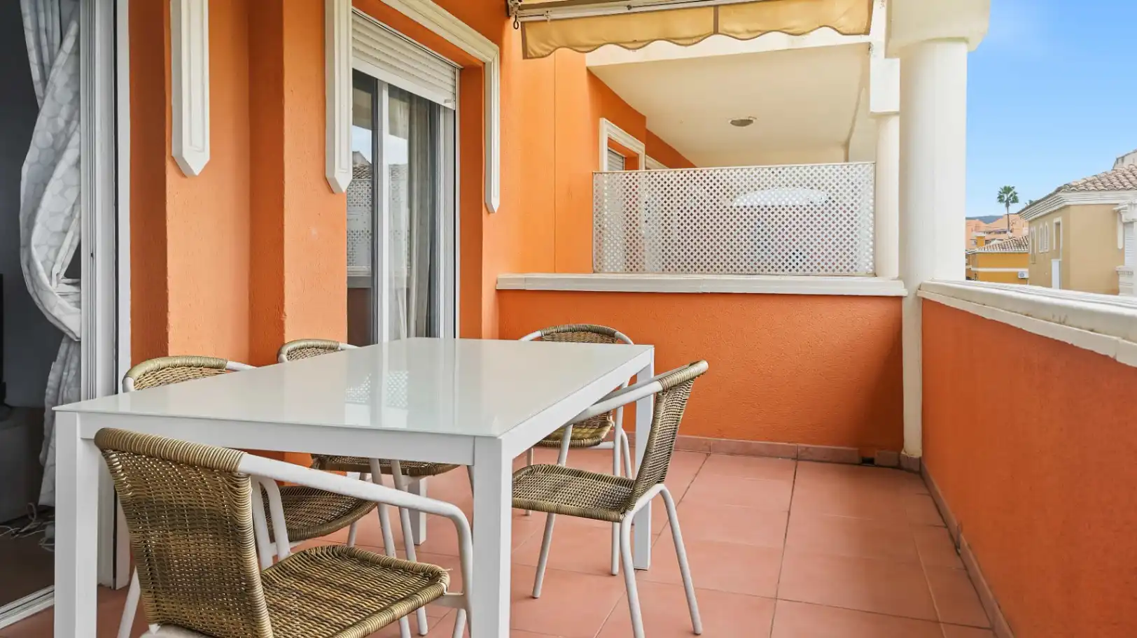 Terraza de Apartamento en venta en Dénia con Aire acondicionado, Calefacción y Jardín privado