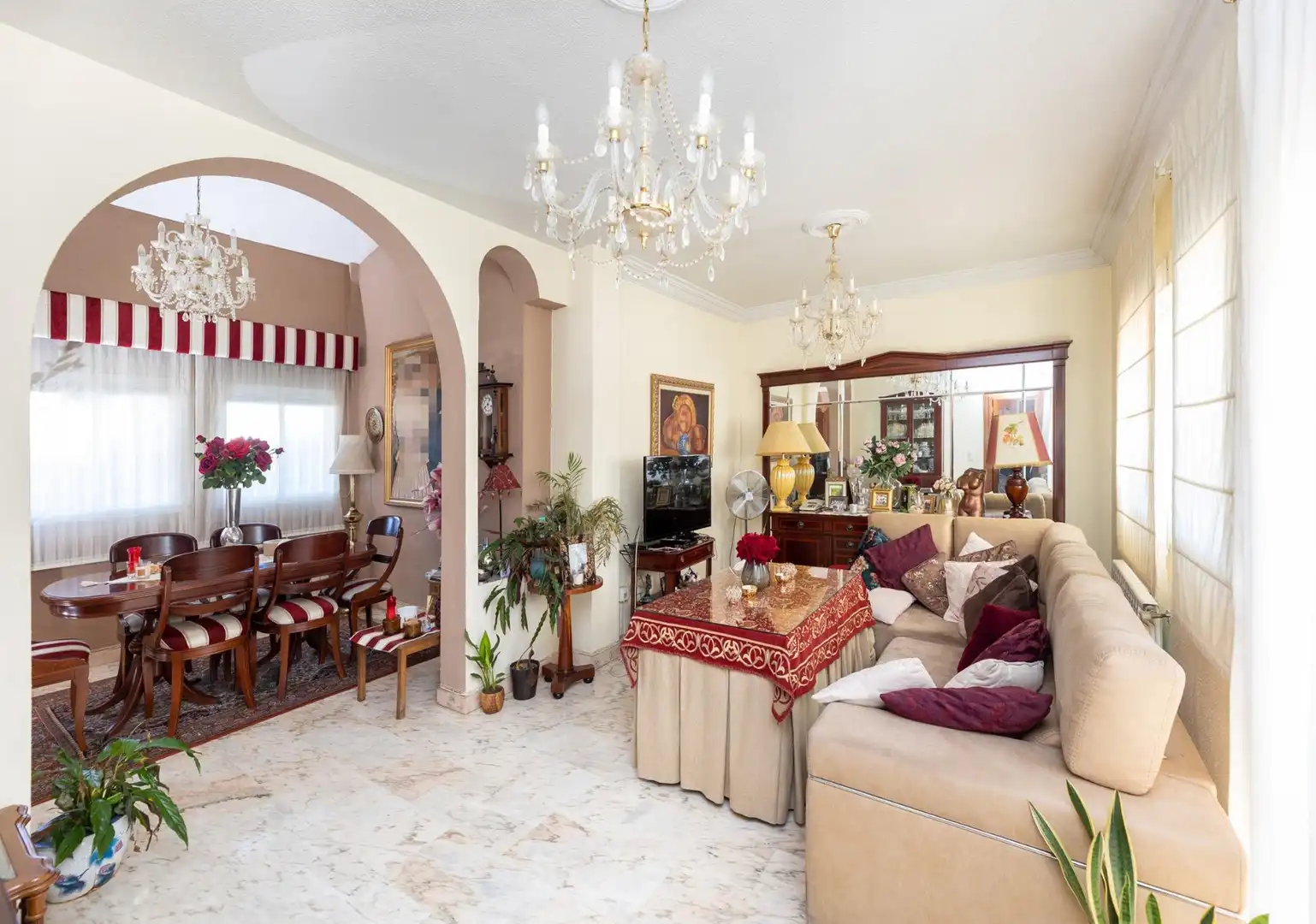 Sala de estar de Casa o chalet en venta en Peligros con Trastero y Piscina
