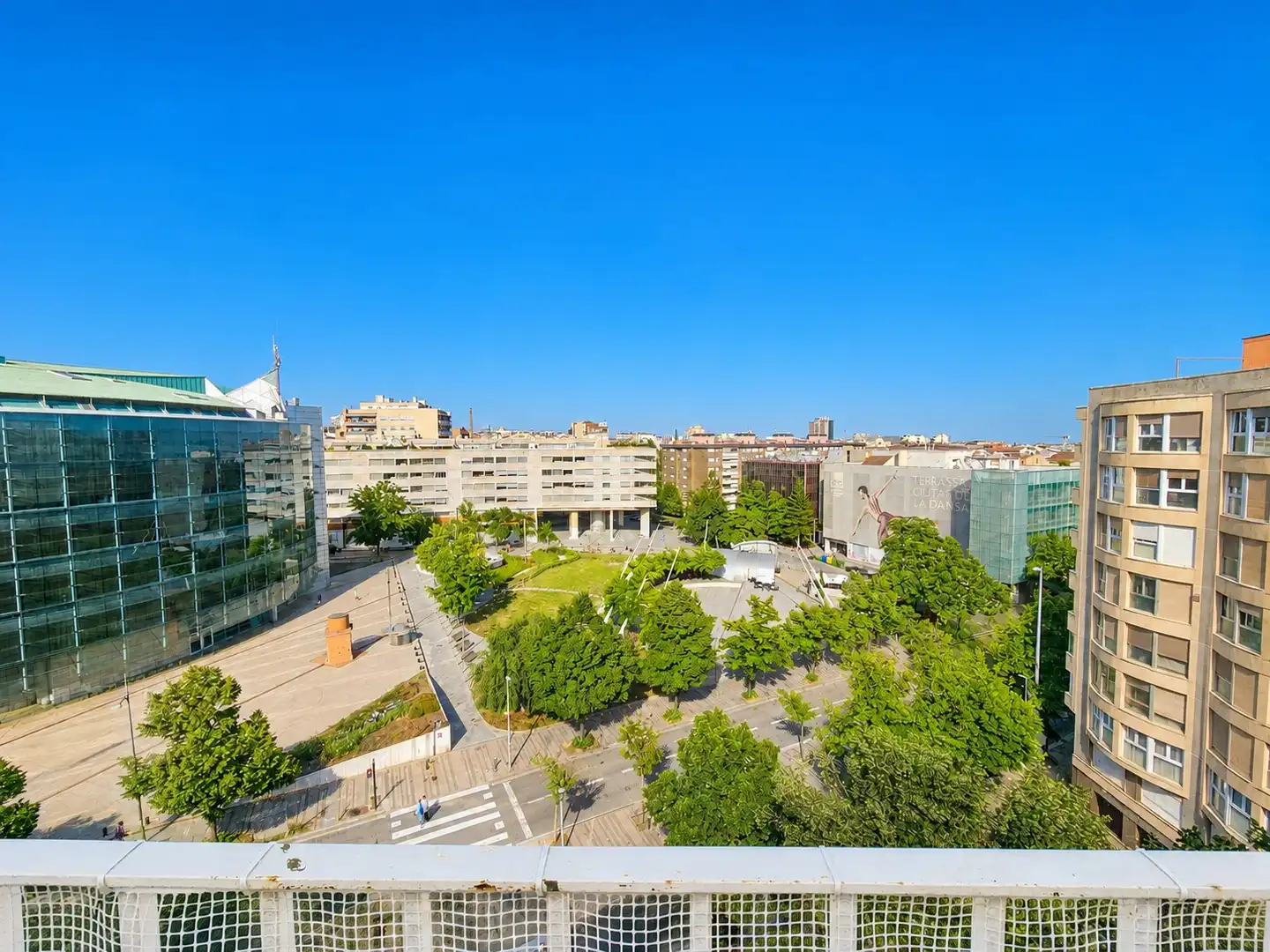 Exterior view of Attic for sale in Terrassa  with Air Conditioner, Heating and Parquet flooring