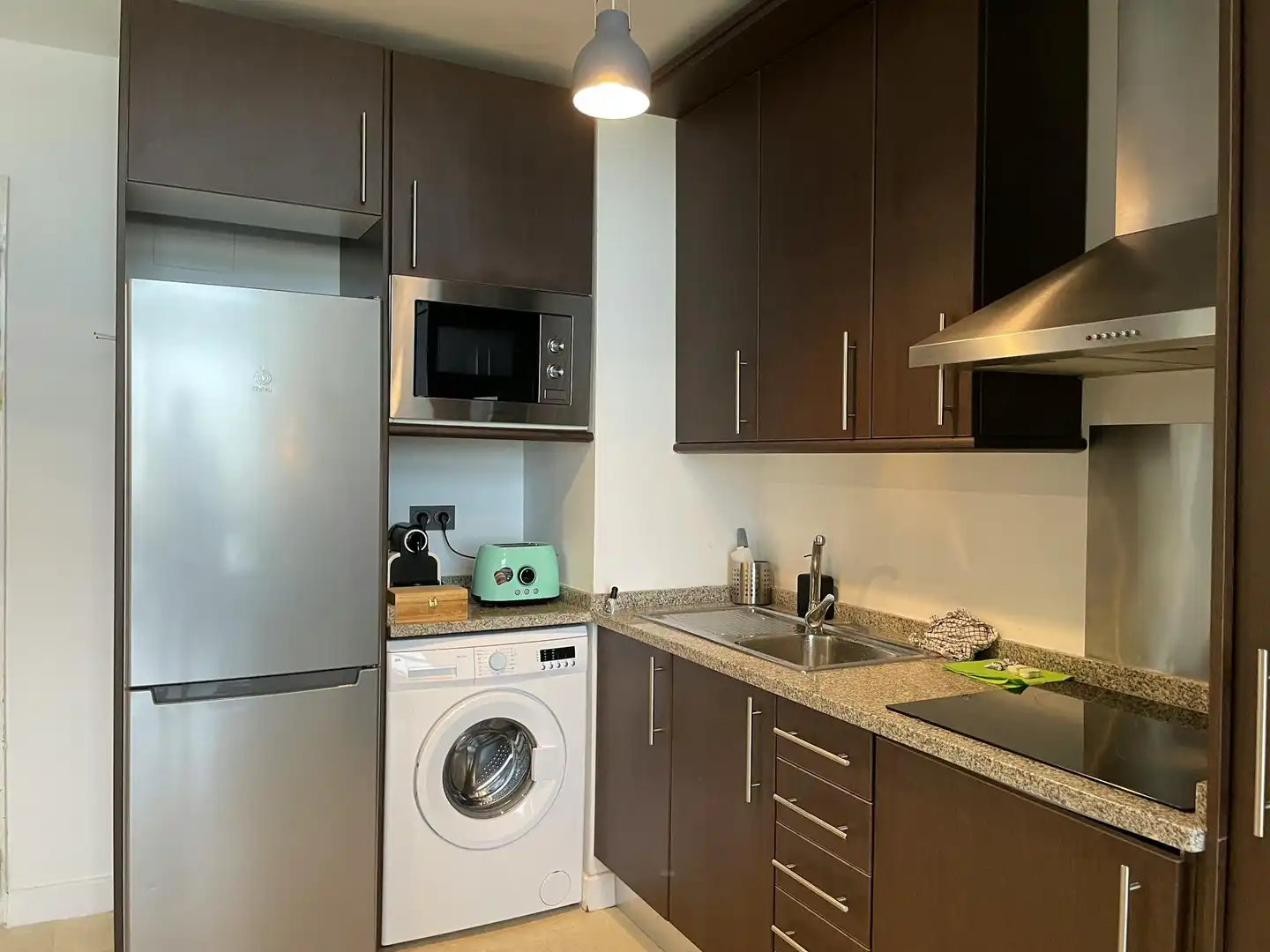 Kitchen of Flat for rent in Madrid  with Air Conditioner, Heating and Furnished