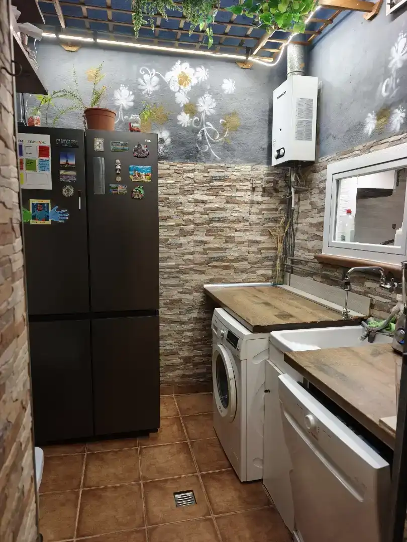 Cuina de Casa adosada en venda en Castalla amb Aire condicionat i Terrassa