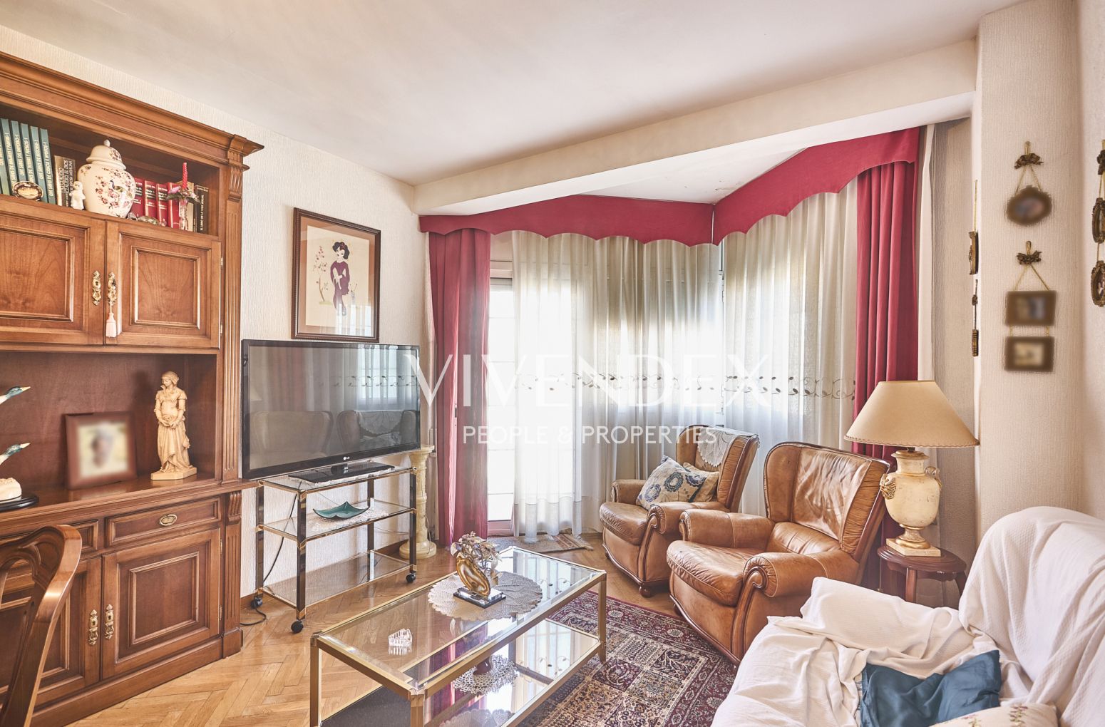 Wohnzimmer von Wohnung zum Verkauf in Esplugues de Llobregat mit Heizung und Balkon