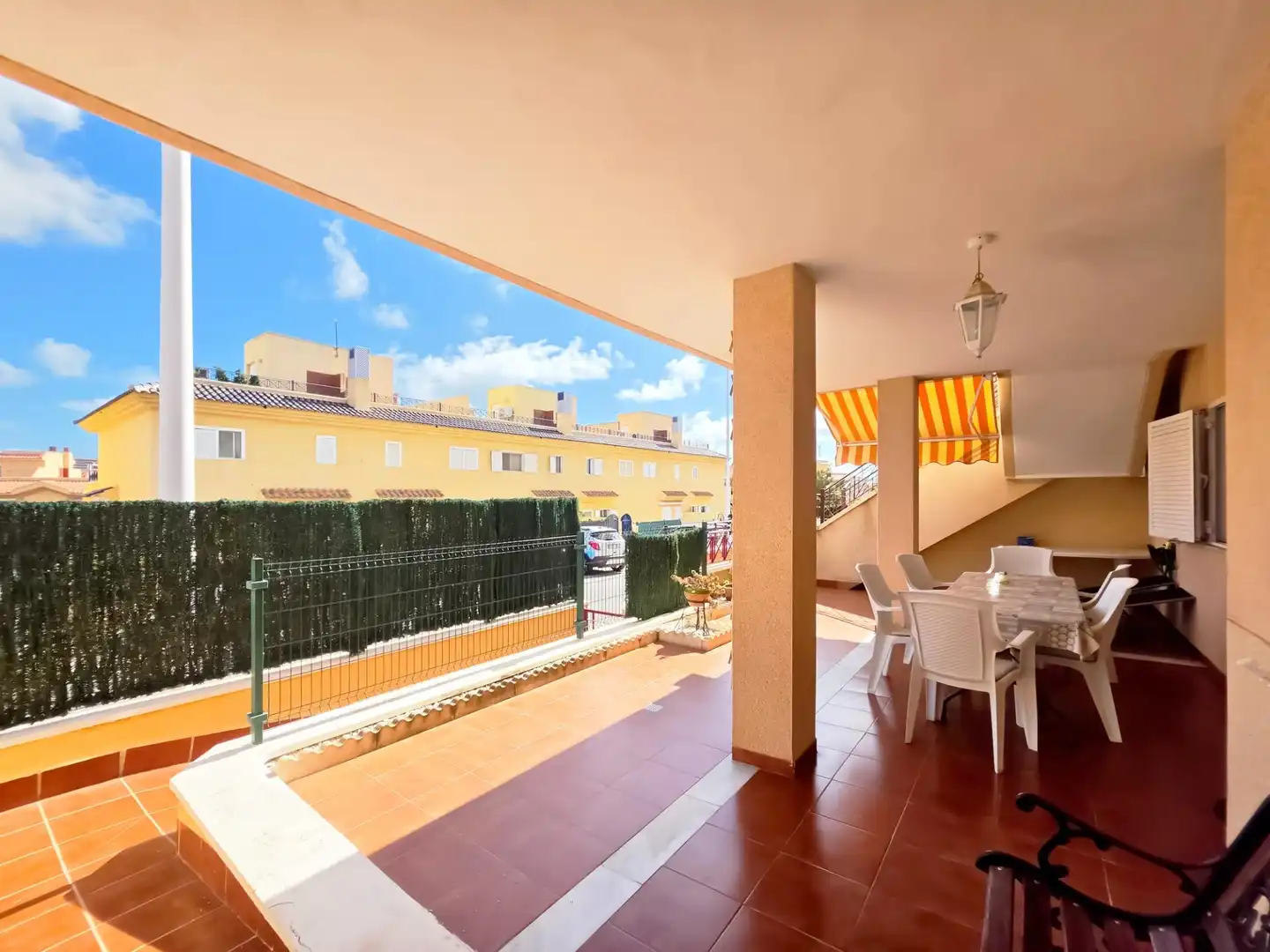 Terraza de Apartamento en venta en Santa Pola con Aire acondicionado, Amueblado y Piscina comunitaria