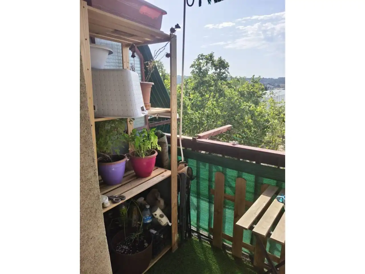 Balcony of Flat for sale in Caldes de Montbui  with Air Conditioner and Balcony