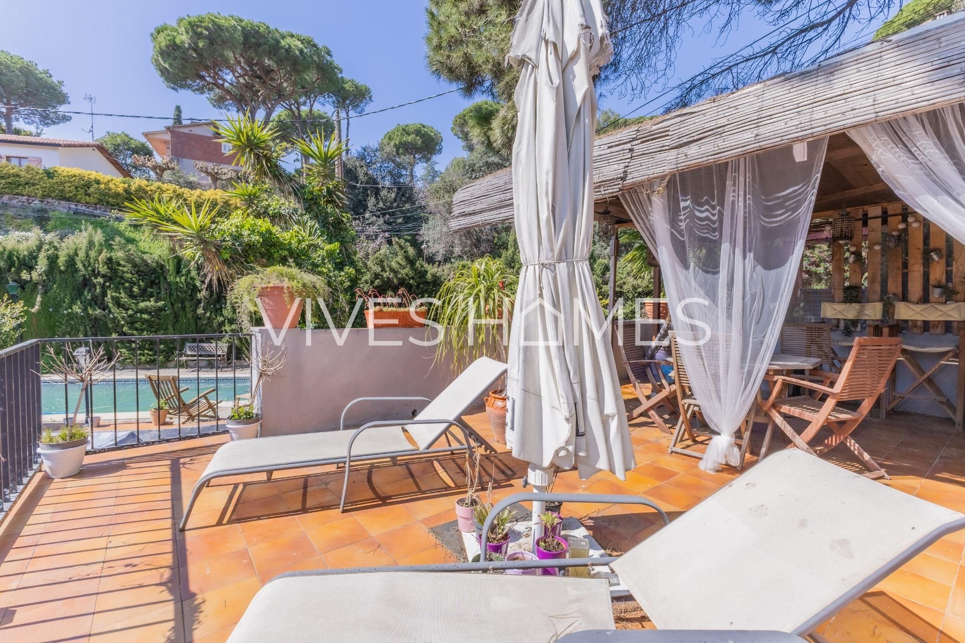 Garten von Haus oder Chalet zum Verkauf in Sant Cebrià de Vallalta mit Klimaanlage, Heizung und Privatgarten