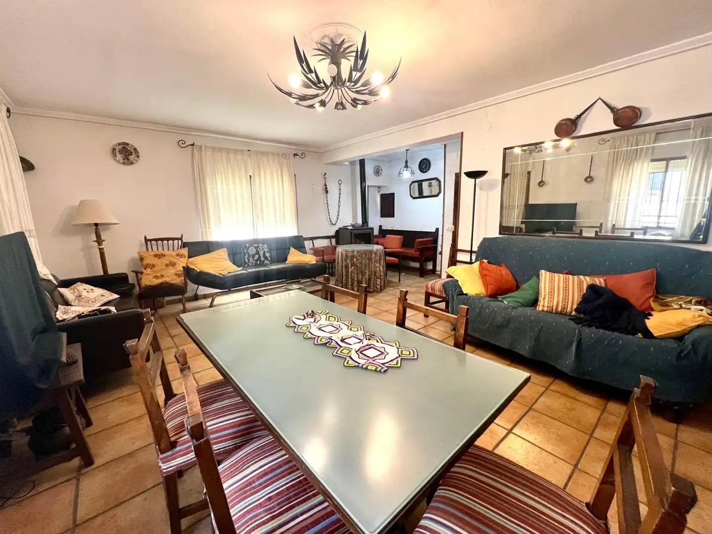 Sala de estar de Casa o chalet en venta en Jerte con Jardín privado y Terraza