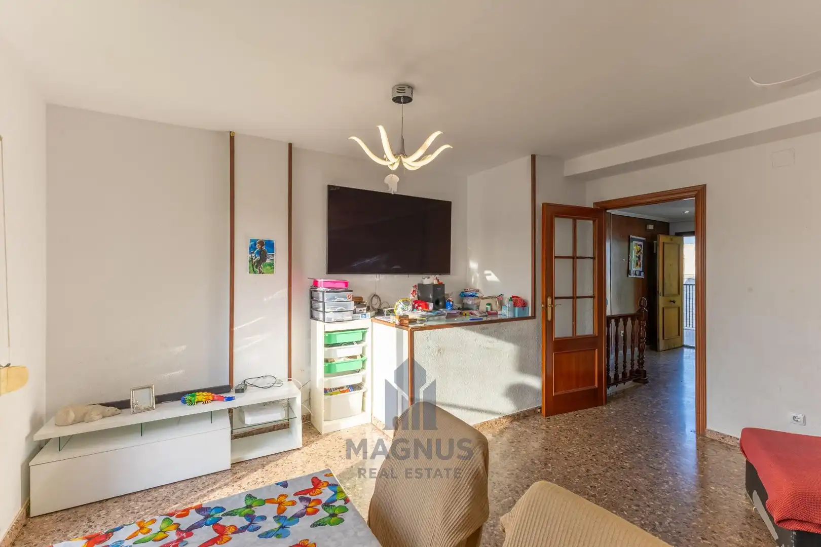 Sala de estar de Ático en venta en Aldaia con Aire acondicionado y Terraza