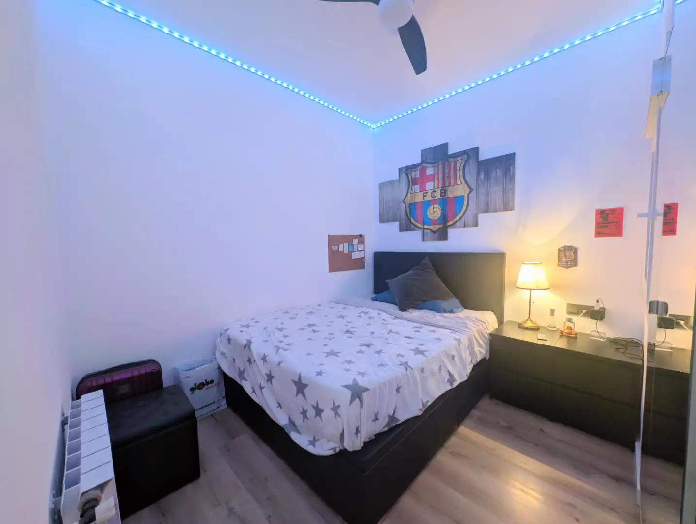 Schlafzimmer von Einfamilien-Reihenhaus zum Verkauf in Terrassa mit Klimaanlage, Heizung und Terrasse
