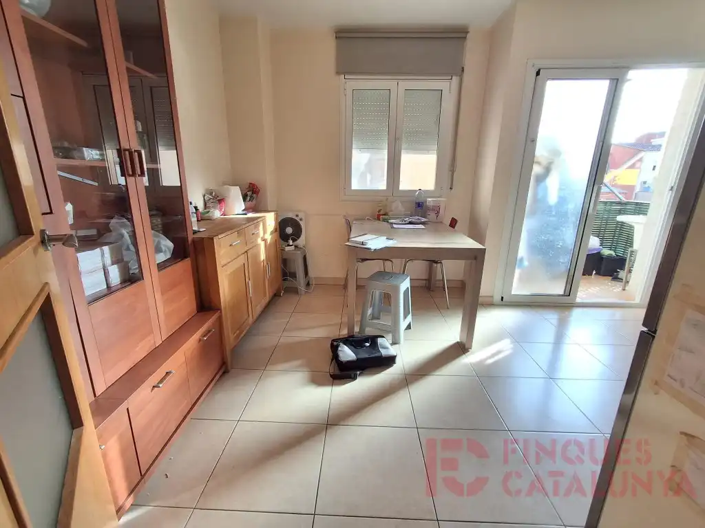 Kitchen of Flat for sale in Girona  with Furnished and Balcony