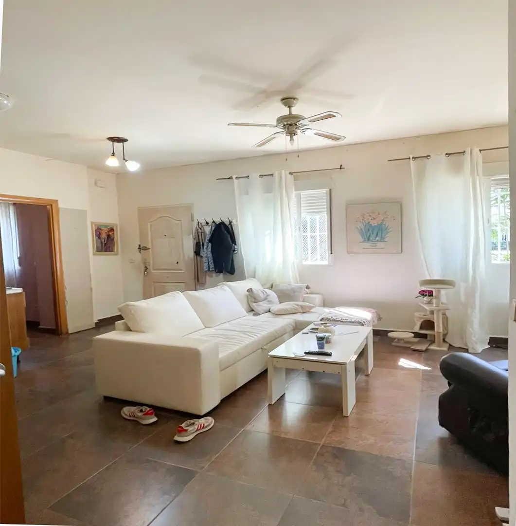 Sala de estar de Piso en venta en Móstoles con Jardín privado
