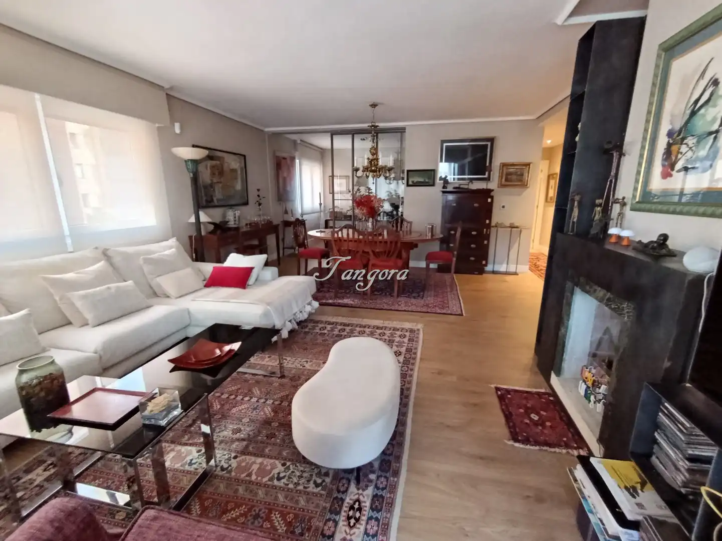Sala d'estar de Pis en venda en Getxo  amb Calefacció, Parquet i Terrassa