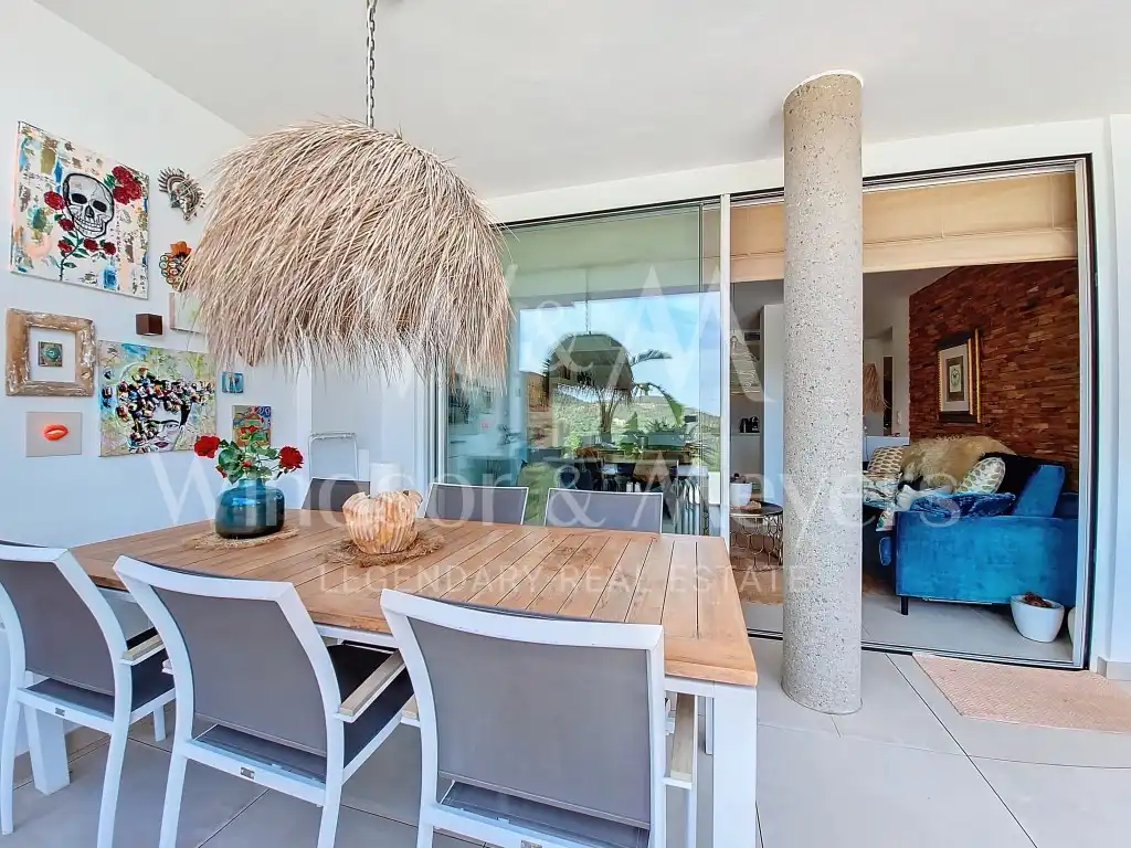 Terrace of Flat for sale in Sant Josep de sa Talaia  with Air Conditioner, Furnished and Oven
