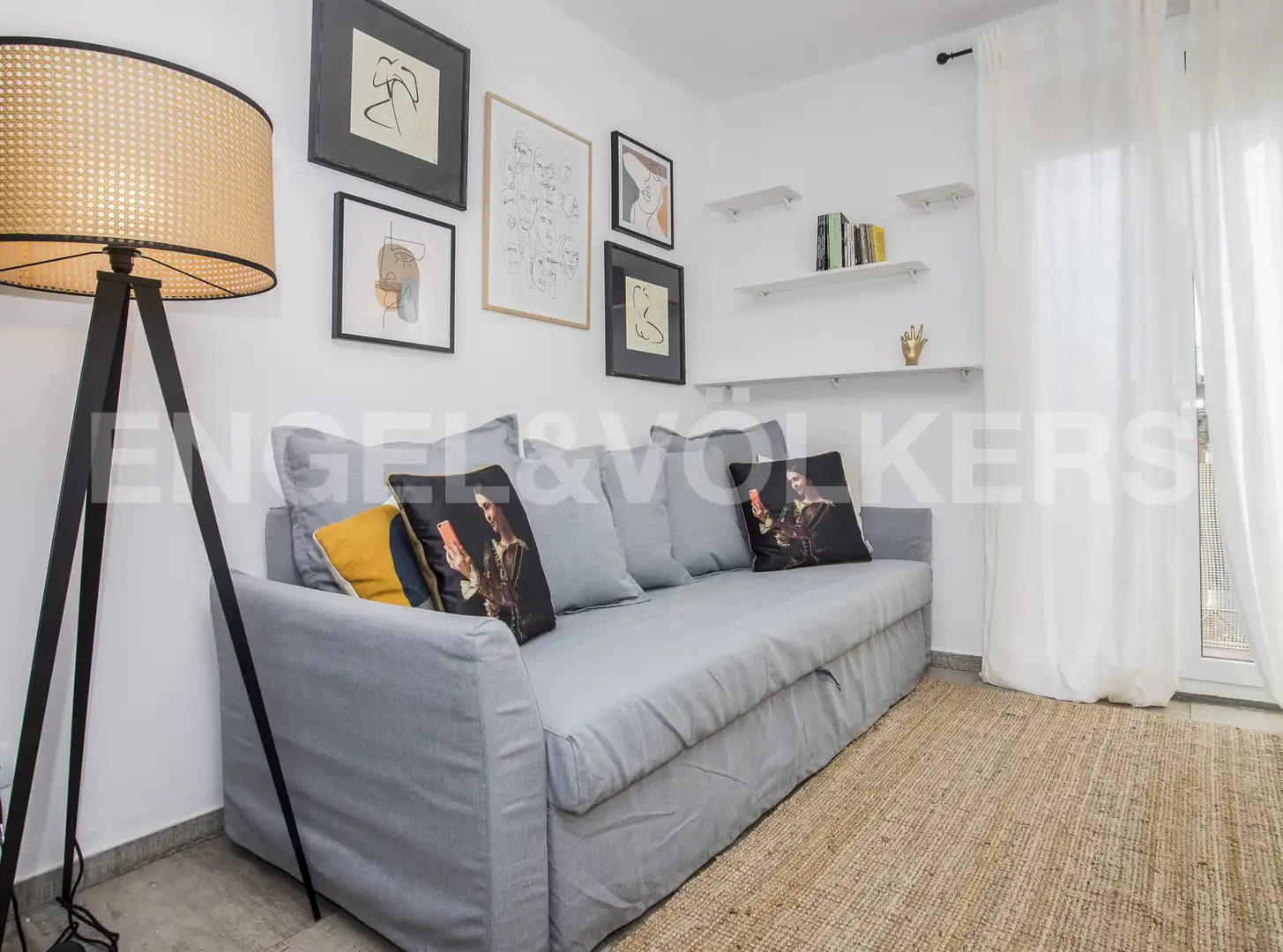 Schlafzimmer von Dachboden zum Verkauf in Barcelona mit Klimaanlage, Heizung und Parkett