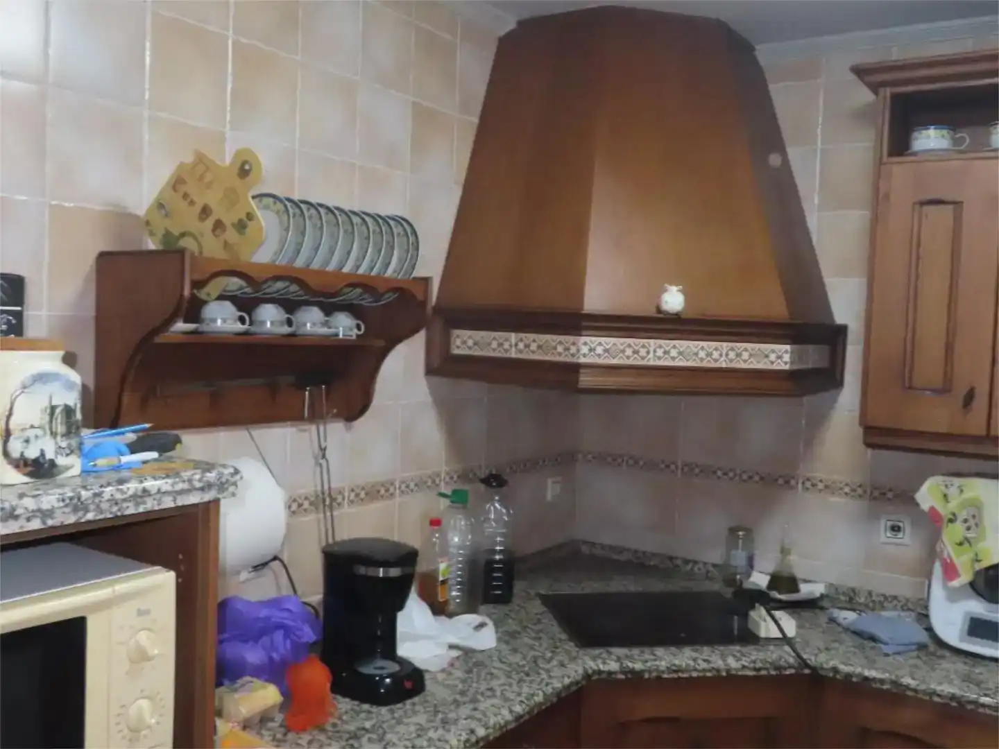 Cuina de Finca rústica en venda en Villar del Rey amb Aire condicionat, Jardí privat i Traster