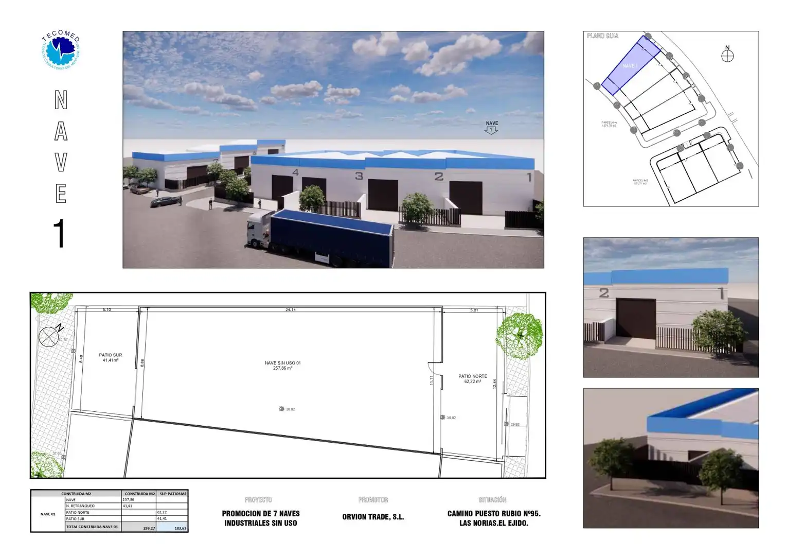 Exterior view of Industrial buildings for sale in El Ejido