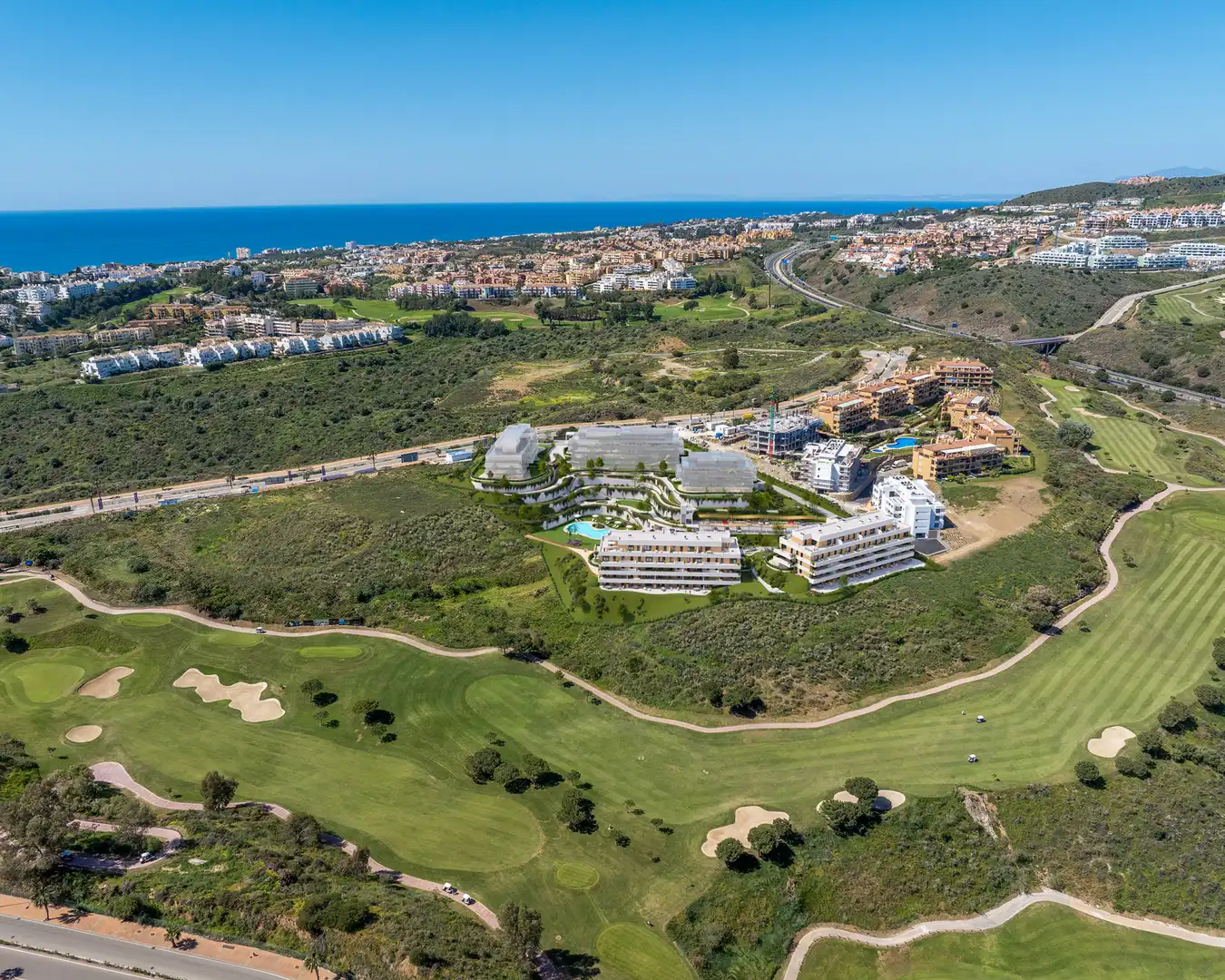 Exterior view of Apartments for sale in Marbella  with Air Conditioner, Terrace and Alarm