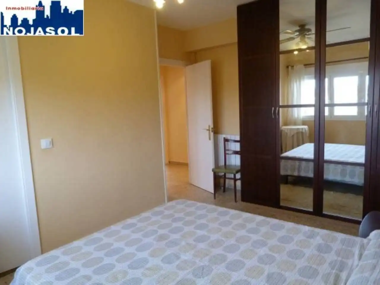 Bedroom of Flat for rent in Noja  with Heating, Terrace and Furnished
