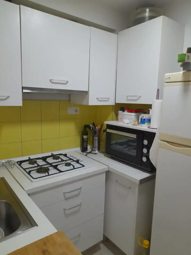 Kitchen of Flat for sale in Granada  with Air Conditioner, Furnished and Washing machine