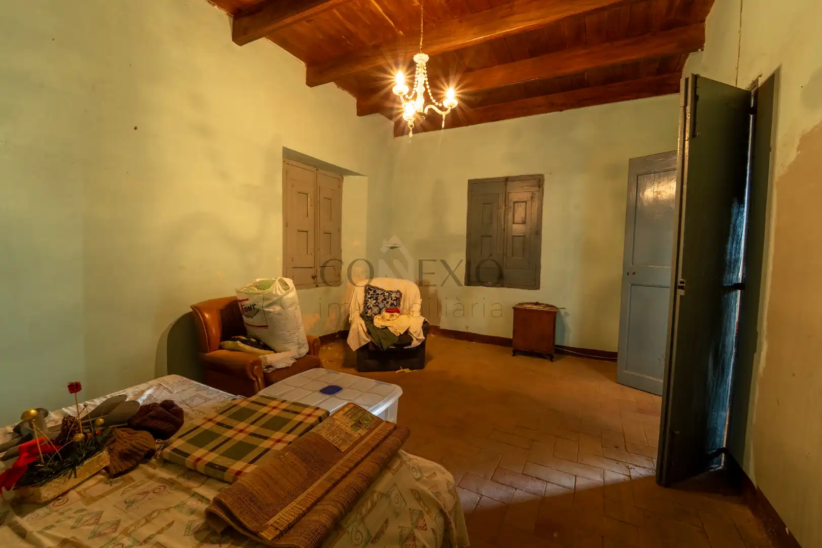 Sala de estar de Finca rústica en venta en Pontós con Jardín privado, Terraza y Trastero