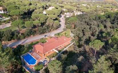 Exterior view of House or chalet for sale in Santa Cristina d'Aro  with Air Conditioner, Terrace and Swimming Pool